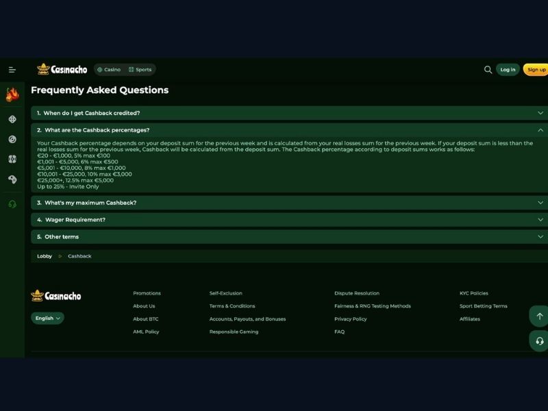 Casinacho Casino (Nacho Casino) registration step-by-step: from account creation to first session for Canadian players