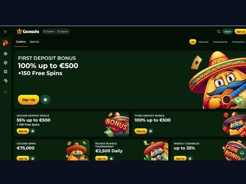 Account creation at Casinacho Casino Nacho Casino — step-by-step guide for Canada